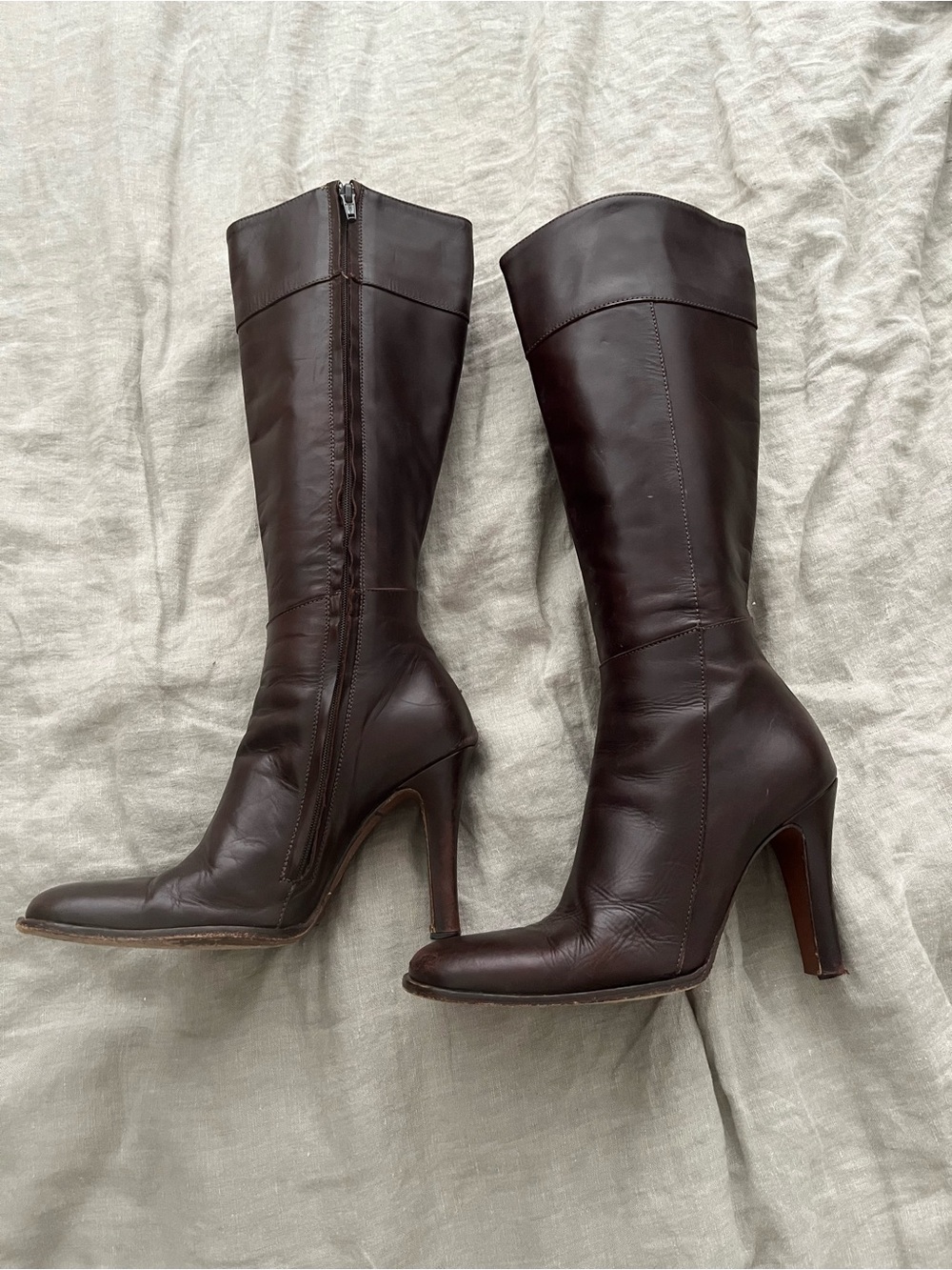 J. Crew Genuine Leather Made in Italy Knee High Boots